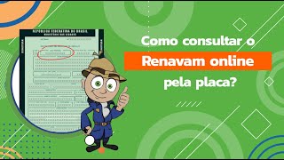 Como consultar o Renavam online pela placa Veja o passo a passo [upl. by Rebmik837]