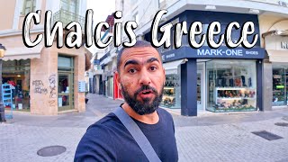 Chalcis Chalkida Greece 4k walk and vlog explore this beautiful town Greece 2024 [upl. by Joshua]