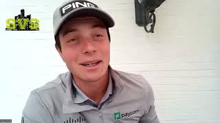 Viktor Hovland talks about defending his 2023 Memorial Championship [upl. by Gonzalo637]