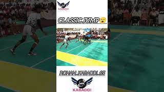 Classic jump 😮trending kabaddi sports viralshort trendingshorts prokabaddi proplayer song [upl. by Ylliw]