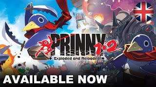 Prinny 1•2 Exploded and Reloaded  Launch Trailer Nintendo Switch EU  English [upl. by Aivato843]