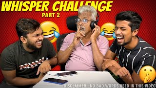 WHISPER CHALLENGE with DAD 🤫😂 100 Fun Guaranteed [upl. by Marin]