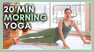 20 min Morning Yoga for All Levels  Daily Yoga Stretches [upl. by Clabo]