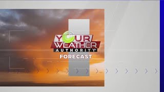 Friday evening weathercast [upl. by Annasor]