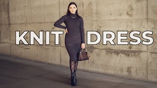 9 SWEATER DRESS OUTFIT IDEAS  Lookbook amp How to Style [upl. by Delwyn52]