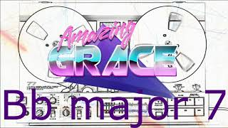 Amazing Grace Piano accompanimentkaraoke in Bb major for allinstruments [upl. by Emmi]