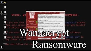 TrojanRansomWannaCrypt WanaCrypt0r 20WannaCry NHS Ransomware [upl. by Ayat]