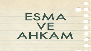 ESMA VE AHKAM ÖSYM SORDU YiNE SORABİLİRDKAB ÖABT DHBT İHL DİNLEMEDEN SINAVA GİRMEYİN dkab [upl. by Redliw]