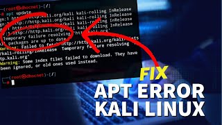 Fix Kali Nethunter apt Error Resolve Failure  Termux chroot [upl. by Hunfredo949]