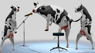 Funny Cow Dance 1  Cow Song 2022  Cow Sounds  Animals Hip Hop Dance Official Cow Dance Video [upl. by Swann950]