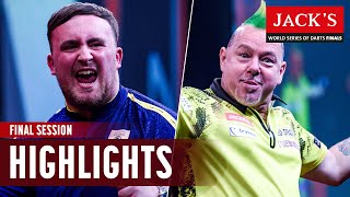 A NEW KING 🏆 Final Session Highlights  2024 Jacks World Series of Darts Finals [upl. by Denna]