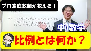 【中1数学】【比例】最も使える数学「比例」を超分かりやすく説明！ プロ家庭教師が教える中学数学基礎講座 第２７回 [upl. by Bran]