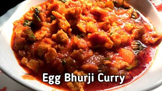 Egg Bhurji Curry Dhaba Style Anda Bhurji Curry  Scrambled Egg Curry  Egg Recipe  vinu sweet home [upl. by Nuncia]