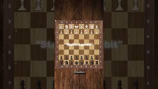 Stafford gambit chess trap  shorts chess learnchesstrapin30seconds [upl. by Bornstein]