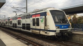 Gare de NogentLePerreux  TER Transilien P et RER E [upl. by Annawoj161]