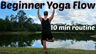 Beginner Yoga Workout  Relaxing Yoga Flow for Complete Beginners [upl. by Roshan]