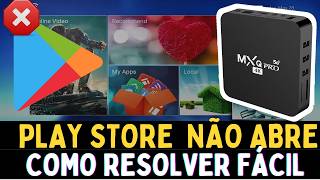 COMO ATIVAR PLAY STORE NA TV BOX MXQ PRO 4K  2024 [upl. by Enerual]