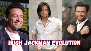 The Evolution of Hugh Jackman From Age 26 to 55  Gossips by Liam [upl. by Fancie661]