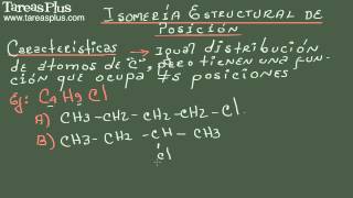 Isomería Estructural de Posición [upl. by Hadden]