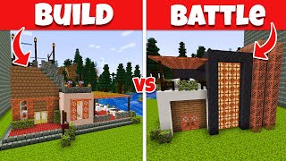 Building a COFFEE SHOP  Minecraft Build Battle [upl. by Marler]