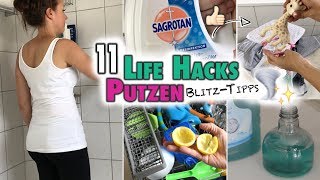 11 BLITZ Putztricks ⚡️ Zeit sparen bei der Putzroutine  Die besten Tipps  mamiblock [upl. by Yanel]