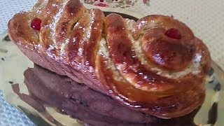 Recette Brioche Moelleuse  بريوش رائع شكلا و مذاقا خفيف و مميز لشرب القهوة أو للضيوف [upl. by Ermina]