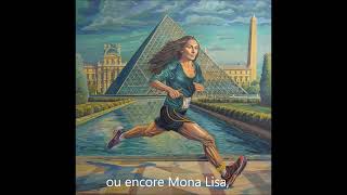 Louvre Mona Lisa Video for the AFTV Paris 2024 Marathon Artistique [upl. by Leanne]