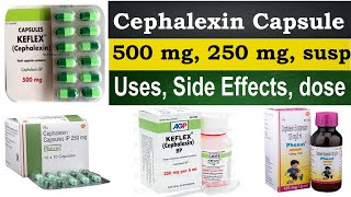 Cephalexin 500 mg 250 mg capsule cephalexin capsules ip 500mg hindi Uses Side Effects Dose [upl. by Engenia]