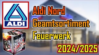 ALDI NORD  GESAMTES FEUERWERK SORTIMENT 20242025 [upl. by Clementia]