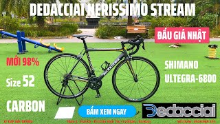 DEDACCIAI NERISSIMO  Ultegra 6800  CARBON  Đấu giá Nhật  LH 0938989335 [upl. by Etteuqal]