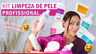 Kit de limpeza de pele PROFISSIONAL lakma 0 QUE VEM NESSE KIT Vale a pena limpezadepele [upl. by Nnylatsirk]