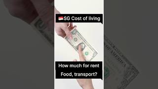 💸Cost of living in Singapore🇸🇬 shorts [upl. by Zeuqirdor581]