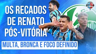 🔵⚫️ Diário do Grêmio KTO Multa pesada em Mayk  Recados de Renato  Final comemorada  Logística [upl. by Yur]