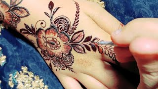 Flower Arabic Style Mehndi  Beutiful collection Mehndi [upl. by Neryt]