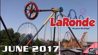 La Ronde June 2017 Park Footage [upl. by Costanzia]