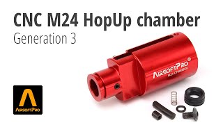 AirsoftPro M24 CNC HopUp chamber Gen3 [upl. by Massey65]