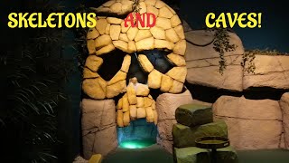 Watch us bumble around the lost ruins on this SPOOKY mini golf course [upl. by Manolo209]