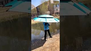 New onebutton start crutch umbrella lower rod fishingviralvideo viralshorts youtubeshorts [upl. by Yerak]