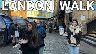 🇬🇧 West London Walking Tour Little Venice Affluent Residential District Camden Market 4k HDR [upl. by Roux]