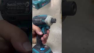 DTD171 Makita Impact Driver Show makitapowertools makita18v how hipower shorts [upl. by Erdnassac]