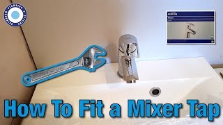 How To Fit Basin Mixer Taps  Change MIxer Taps  Alterna Bristan Valenza Install [upl. by Wardlaw159]