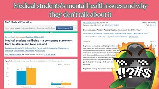 Medical Students Mental Health Issues and why they dont talk about it [upl. by Alam620]