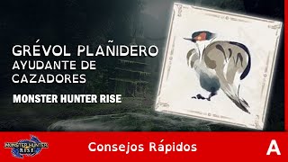 Monster Hunter Rise  Grévol Plañidero un Ayudante Cazadores Consejos Rápidos [upl. by Afesoj]