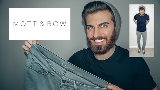 Mott and Bow Review  Skinny Jeans Hoodie amp Classic Crew Tee [upl. by Burrow531]