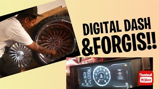 HOW TO INSTALL A DIGITAL GAUGE CLUSTER IN 97 OBS CHEVY  Matching Steering Wheel WE ARE BACK [upl. by Roswell]