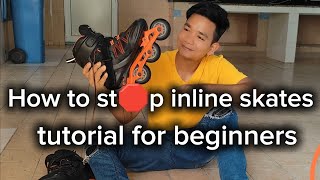 How to stop inline skates [upl. by Ayle790]