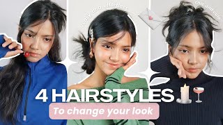 4 hairstyles that can change your ENTIRE look [upl. by Henni]