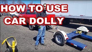 HOW TO USE MASTER TOW CAR DOLLY mastertow 80THD instructions [upl. by Trab]