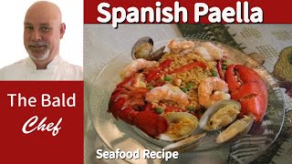 Great Spanish Paella Seafood Recipe [upl. by Esya]