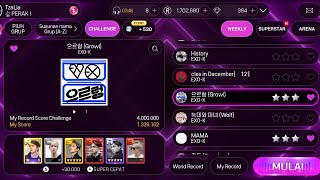 Growl by EXO in normal mode  SUPERSTAR SMTOWN [upl. by Henrik]